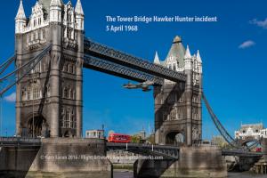 Artist Reconstructs The Tower Bridge Hawker Hunter Incident
